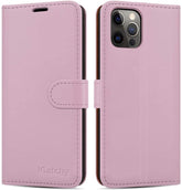 iPhone 12 Case/iPhone 12 Pro (6.1'') Phone Cover case Leather Wallet Book Flip Folio Stand View Case image 1
